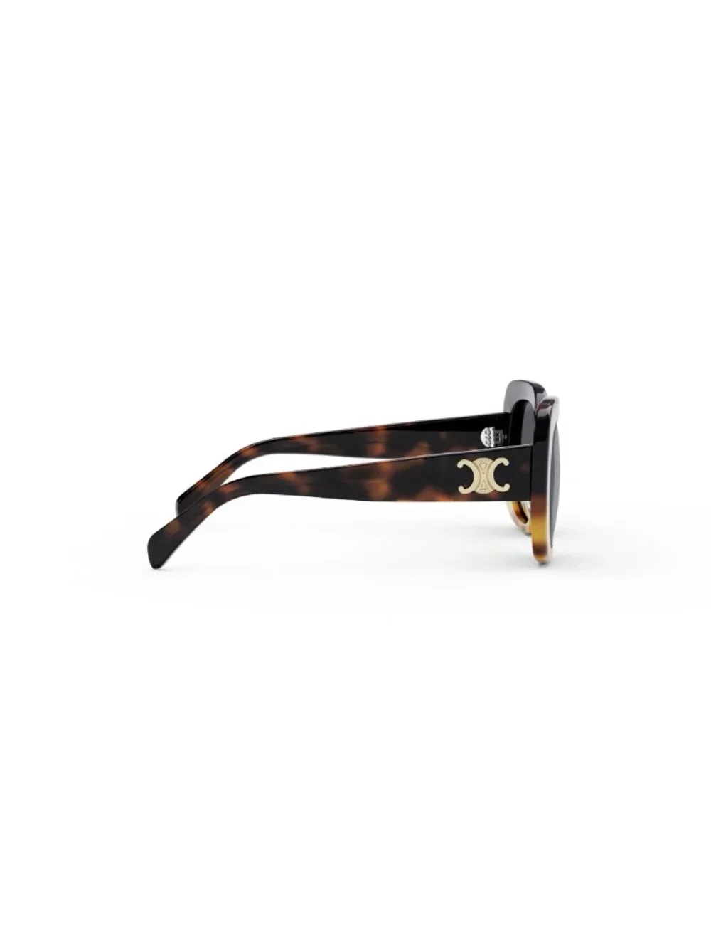 New CELINE Women's Sunglasses Acetate Frame TRIOMPHE CL40226U 56A 55 Havana